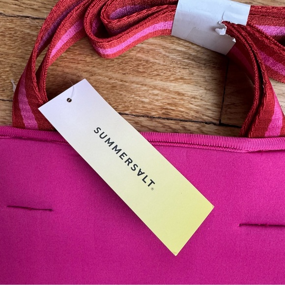Summersalt 2 Bag pack: Neoprene Pink Hibiscus & Red NWT PLUS Seafoam Green - Picture 9 of 13